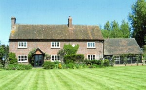 Oakham Farm, front aspect, year 2000