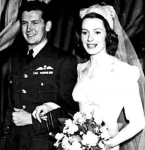 The marriage of Anthony Bartley to Deborah Kerr, 1945.