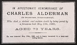 Charles Alderman death notice