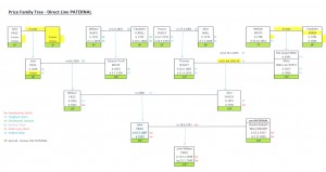 John Price paternal direct line tree