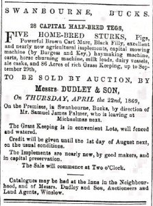 1869 Second Swabourne_Palmer Auction