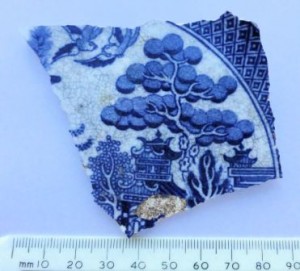 19th century willow pattern find