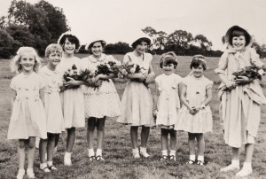 Swanbourne girls, May Day, c1950