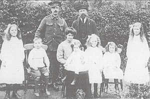 Jack Harding returns home to his family in 1918.